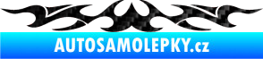 Samolepka Tetování 131 3D karbon černý