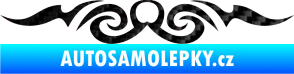 Samolepka Tetování 133 3D karbon černý