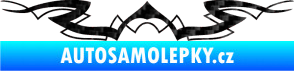 Samolepka Tetování 145 3D karbon černý
