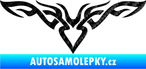 Samolepka Tetování 147 3D karbon černý