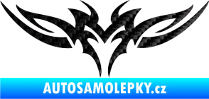 Samolepka Tetování 150 3D karbon černý