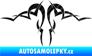 Samolepka Tetování 188 3D karbon černý
