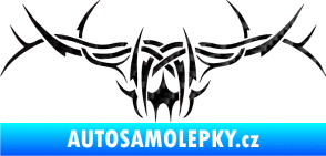 Samolepka Tetování 192 3D karbon černý