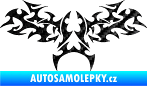 Samolepka Tetování 201 3D karbon černý