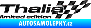 Samolepka Thalia limited edition pravá 3D karbon černý