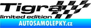Samolepka Tigra limited edition pravá 3D karbon černý