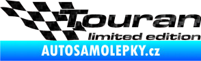 Samolepka Touran limited edition levá 3D karbon černý