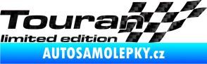 Samolepka Touran limited edition pravá 3D karbon černý