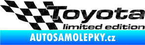 Samolepka Toyota limited edition levá 3D karbon černý