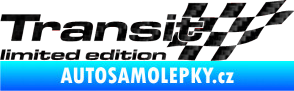 Samolepka Transit limited edition pravá 3D karbon černý