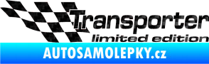 Samolepka Transporter limited edition levá 3D karbon černý