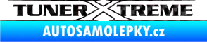 Samolepka Tuner extreme obrys 3D karbon černý