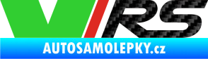 Samolepka VRS barva 3D karbon černý