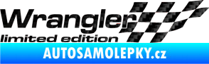 Samolepka Wrangler limited edition pravá 3D karbon černý