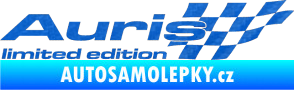 Samolepka Auris limited edition pravá 3D karbon modrý