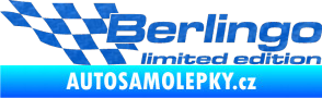 Samolepka Berlingo limited edition levá 3D karbon modrý