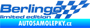 Samolepka Berlingo limited edition pravá 3D karbon modrý