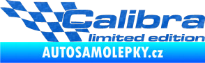 Samolepka Calibra limited edition levá 3D karbon modrý