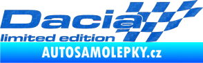 Samolepka Dacia limited edition pravá 3D karbon modrý