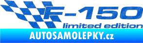 Samolepka F-150 limited edition levá (F150) 3D karbon modrý