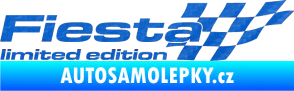 Samolepka Fiesta limited edition pravá 3D karbon modrý