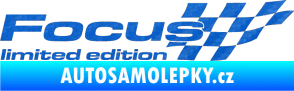Samolepka Focus limited edition pravá 3D karbon modrý