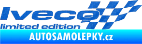 Samolepka Iveco limited edition pravá 3D karbon modrý