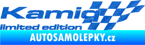 Samolepka Kamiq limited edition pravá 3D karbon modrý