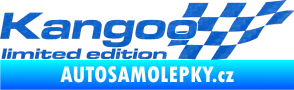 Samolepka Kangoo limited edition pravá 3D karbon modrý