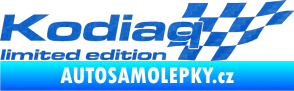 Samolepka Kodiaq limited edition pravá 3D karbon modrý