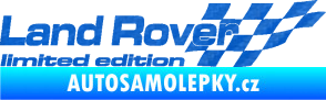 Samolepka Land Rover limited edition pravá 3D karbon modrý