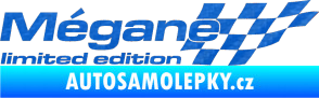 Samolepka Mégane limited edition pravá 3D karbon modrý