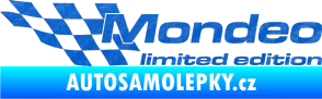 Samolepka Mondeo limited edition levá 3D karbon modrý