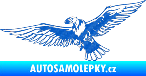 Samolepka Predators 028 levá sup 3D karbon modrý