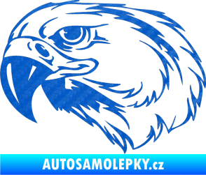 Samolepka Predators 031 levá 3D karbon modrý