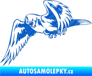 Samolepka Predators 036 levá 3D karbon modrý