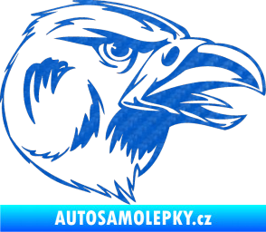 Samolepka Predators 037 pravá 3D karbon modrý