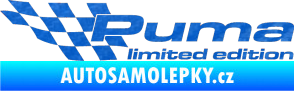 Samolepka Puma limited edition levá 3D karbon modrý