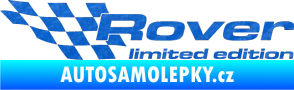 Samolepka Rover limited edition levá 3D karbon modrý