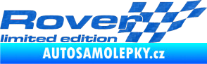 Samolepka Rover limited edition pravá 3D karbon modrý