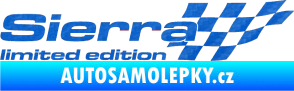 Samolepka Sierra limited edition pravá 3D karbon modrý