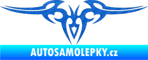 Samolepka Tetování 006 3D karbon modrý
