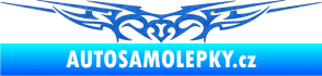 Samolepka Tetování 015 3D karbon modrý