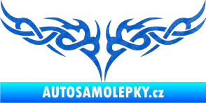 Samolepka Tetování 023 3D karbon modrý