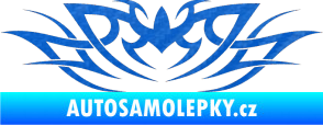 Samolepka Tetování 031 3D karbon modrý