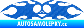 Samolepka Tetování 038 3D karbon modrý