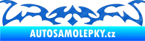 Samolepka Tetování 049 3D karbon modrý