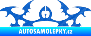 Samolepka Tetování 050 3D karbon modrý