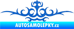 Samolepka Tetování 051 3D karbon modrý