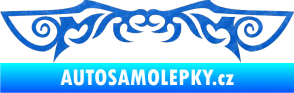 Samolepka Tetování 054 3D karbon modrý